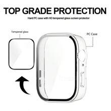 PC 機殼 + 鋼化玻璃 適用於華為 FIT 手錶系列 Fit3/4/4 Pro/5/5 Pro 螢幕保護貼 防刮膜 & 緩衝保護硬殼配件 - 彩色 - 查看 3