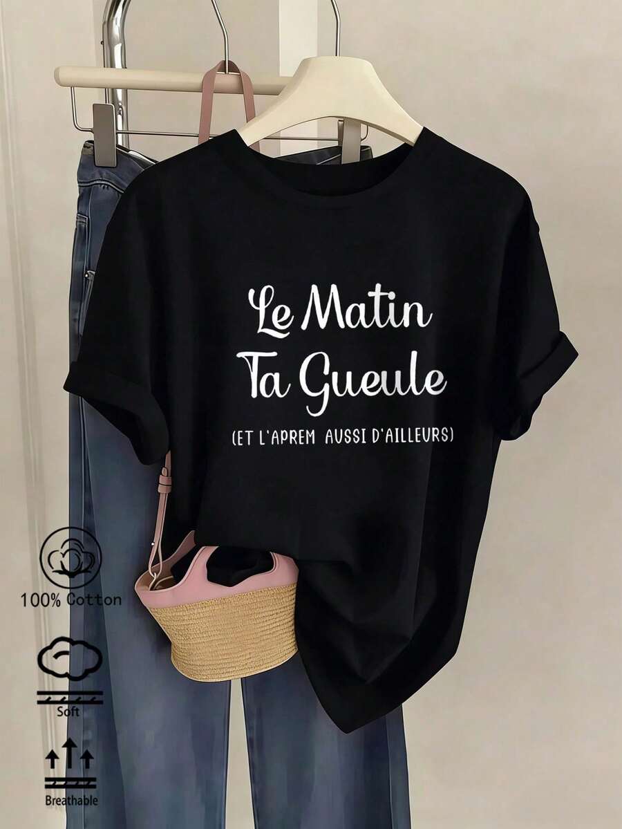 Women T-Shirts - 黑色 - 查看 1