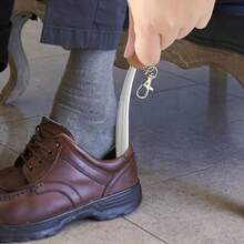 1 Portable Mini Shoe Horn, Foldable And Lightweight, Suitable For Home And Travel Use, Perfect Gift, Fashionable Carry Design | Metal Construction Father'S Day Gift Mother'S Day Gift - One Size Fits All - View 4