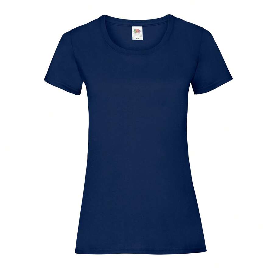 Fruit Of The Loom Womens/Ladies Lady Fit T-Shirt - Navy - View 1