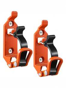 2pcs Zinc Alloy Fire Axe Handle Clamp Set, Metal Tool Lock, Waterproof, Detachable Surface, Suitable For Indoor, Camping, Decoration, Roof Rack Shovel Installation, Wall Quick Clamp Mounting Bracket, Boat Quick Release Axe Holder, Firefighting - A - View 8