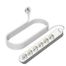 Schuko Power Strip 6-Socket Heavy Duty Extension Cord 16A 250V 1.5m - EU E Type Plug(220-240V) - View 6