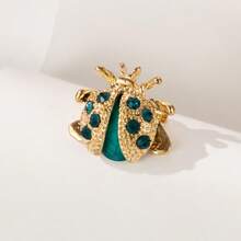 1pc-Cute Exquisite Zinc Alloy Ladybug Insect Animal Brooch Suitable For Daily Wear, Vacation, Clothing, Backpack, Hat Accessories, Holiday Gift - Ladybug Brooch - 6pcs - View 8