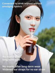 Women's Full Face Sun Protection Mask, Summer Sports Running Face Cover, Ice Silk UV Protection Thin Breathable Facekinni - Multicolor - View 5