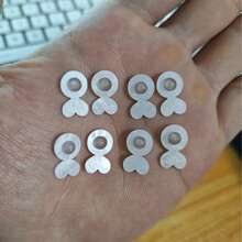 8-Piece Silicone Earring Back Set - Invisible Support. Specifically Designed To Address Sagging Earlobes, These Secure Accessories Provide Strong Supp - White - View 9