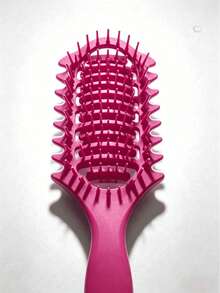 1pc Newly Upgraded Curling Comb, Hollow Design, Special Comb Teeth And Structure, Suitable For All Hair Types, Reduces Hair Loss, Pulling And Split Ends, Unisex, Easily Create Curly Hairstyles, Suitable For Hair Salons - Multicolor - View 4