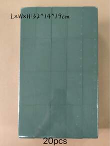 20pcs/10pcs/8pcs/1pc/2pcs/4pcs/6pcs 5.51inch*3.14inch*1.77inch -乾濕兩用花藝泡沫磚，綠色聚苯乙烯泡沫塊，適用於花藝布置、植物裝飾與手工藝，春季花藝布置與手工藝，可用於婚禮裝飾、聖誕節、萬聖節、感恩節、情人節、教師節 - 彩色 - 查看 11
