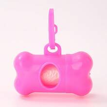 1pc Plain Pet Poopbag & 1pc Bone Shaped Poopbag Storage Box For Outdoor - View 11