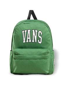 Vans 中性透氣輕量易清洗日常上學綠色背包 VN000H4WBR11+中性透氣輕量易清洗日常上學綠色背包 VN000H4WBR11 - 綠色*2 - 查看 2