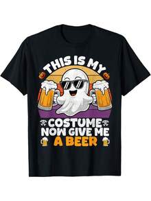 Love You Gift,Halloween T-Shirt Funny Vintage Boo This is My Halloween Costumes Adults Men's T-Shirt - Schwarz - Übersicht 1