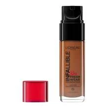 L’Oreal Paris L'Oreal Paris Makeup Infallible Up To 32 Hour Fresh Wear Lightweight Foundation, 411 Beige Ivory, 1 Fl Oz, Packaging May Vary-Father's Day - 520 Sienna - 查看 1