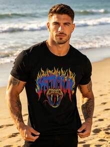 Men T-Shirts - Black - View 1