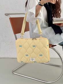 Fashionable Bow Laptop Bag, Lightweight Computer Bag, Compatible With MacBook 13/14 Inch, 15/15.6 Inch Laptop Shoulder Bag - View 10