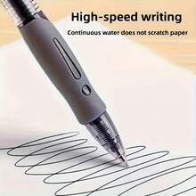 15pcs 0.5mm Retractable Ballpoint Pen Set - Black/Red/Blue Ink, Writing Tools, Office Supplies, Gift, Includes 15 Pens, Back To School - Round - View 7