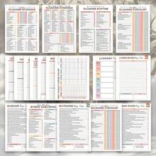 ADHD Cleaning Planner (Spiral Bound) - Color-Coded Cleaning Schedule, Daily/Weekly/Monthly/Yearly Planner, Chore List, & Cleaning Log For Home, Office, Housewives And Moms, Cover Design, Task Management, Essential For Working Professionals - A - View 5