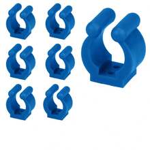 10pcs Wall-Mounted Cue/Fishing Rod Holder, Strong Toughness, Wear-Resistant And Durable, Minimalist Black Design Suitable For Various Cabinets And Wall Decor. Elastic Snap Clip Design, Firmly Grips The Rod Body With Elasticity, Compatible With Billiard Cues, Snooker Cues, Lure Rods, Hand Rods And Other Round Rods - Multicolor - View 10
