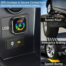 Caja de conexión transmisora inalámbrica CarPlay para coche inteligente - Sin necesidad de modificación, de cableado a inalámbrico en segundos, duplicación de pantalla fluida, GPS de conducción conveniente - A - Ver 4