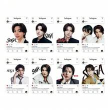 2026 World Tour Mini Cards, Including JK, JIMIN, JIN, V, J-HOPE, RM And Other Members, Special Edition Mini Cards, Album Mini Cards, K-Pop Idol Mini Cards, Popular Group Collection Mini Cards. Perfect For Fan Support, Collection And Trading, Can Be Collected And Preserved. - Multicolor - View 20