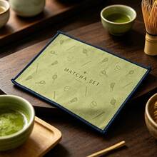 1pc Matcha Pattern Tea Towel, Japanese Tea Ceremony Tea Mat, Absorbent Teapot Nourishing Cloth, Tea Utensil Cleaning Cloth. - Multicolor - View 3