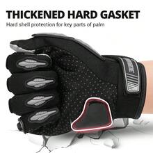 1 Pc Summer Motorcycle Glove Full Finger Gloves Motorcycle Riding Gloves Outdoor Sports Gloves Anti Fall And Off-Road Riding Equipment Unisex Rider Gift - Multicolor - View 7