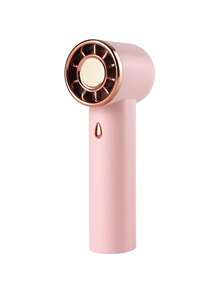 AOYI 1pc Rechargeable Digital Display Portable Handheld 100-Speed Adjustable Mini USB Charging Fan - Multicolor - View 14