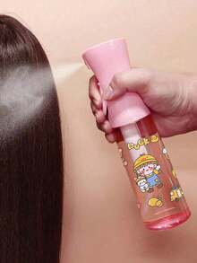 OBOVAY 1/6pcs Cartoon Cute Comb Set, Transparent Unicorn Shaped Air Cushion Hairbrush, Satin Sleep Cap (Unicorn Print Design), 200ml Hair Spray Bottle, Suitable For Daily Use And Sleep, Includes Fluffy Hairbrush, Tail Comb, Edge Comb, Suitable For Styling Bangs, Hairline, Sideburns, Eyebrows And Eyelashes, Perfect Gift For Girls - Multicolor - View 3