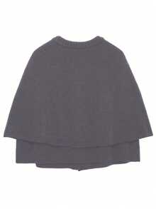 Women's Spring/Autumn New Shawl Design Knit Cardigan, Minimalist Fashion Casual Daily Style - Grey - View 3