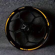12 buah Stiker Dekorasi Hub Roda Motor, Stiker Dekorasi Hub Roda Mobil, Stiker Logo Olahraga Merah, Kuning, Biru, Hijau, dan Putih - Stiker roda - View 3