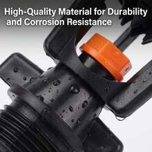 4-Point Agricultural Small Oscillating Sprinkler, Water-Saving Corrosion-Resistant Irrigation Sprayer, Suitable For Farm, Orchard, Vegetable Garden, Yard Landscape - B - View 5