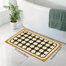 1pc Symmetrical Design Diatomaceous Earth Drying Mat, Non-Slip Heat-Resistant Absorbent Pad, Suitable For Kitchen Countertop, Coffee Machine, Tableware, Home Cafe Bar Party Decor Placemat Gift - Multicolor - View 14