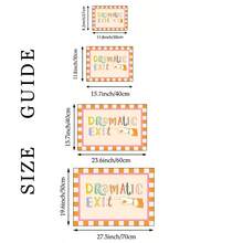1pc Dramatic Exit Funny Wall Art Picture Cute Pastel Prints Canvas Paintings Retro Typography Poster Humorous Quote Sign Home Decor For Dorm Bedroom Hallway Preppy Room Wall Decoration Unframed / Framed - Pattern In Color - View 8