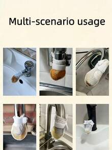 10pcs Faucet Filter Cotton Bags Anti-Splash Thickened Filter Mesh, Disposable Tap Water Spring Water Groundwater Rust And Impurity Removal Filter Mesh, Thickened Universal Faucet Filter Cotton Kitchen Cleaning Tool - View 2