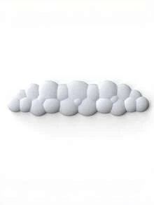 One-Piece Cloud Keyboard Wrist Rest, High-Density Polyurethane Memory Foam Material, Non-Slip Base, Ergonomic Design, Built-In Doll Holder, Suitable For Home Office, Computer, Laptop, Gaming Use - View 9