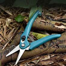Garden Pruning Shears Stainless Steel Fruit Picking Scissors Multifunctional Plant Stem Branch Trimming Cutter For Strawberry Cherry Vegetable Harvesting - 1Pc Green - View 5