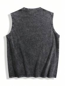 Men Tank Tops - Black - View 2