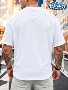 2026 Disney World Mickey And Friends Photo Frame T-Shirt, White Short-Sleeved T-Shirt, Suitable For Family Trips And Vacations To Disneyland. - 白色 - 查看 4