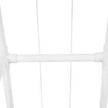 White PVC Vertical Stuffed Animal Storage Organizer, Floorstanding Plush Toy Holder With Elastic Rope For Bedroom Playroom - White - View 7