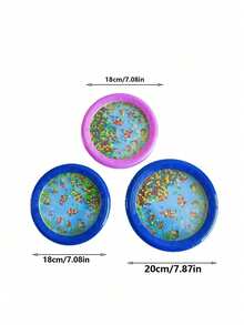 1pc Wave Drum, Instrument Simulating Wave Sounds, Stage Performance Percussion Instrument, Durable Plastic, Vivid Marine Life Design, Suitable For Relaxation And Concentration - Multicolor - View 13