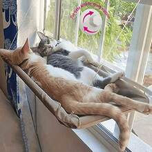 Cat Window Hammock Seat, Suitable For Indoor Cat Rest Seat Safety, Washable Mesh Durable Frame - Variant 1 - View 1