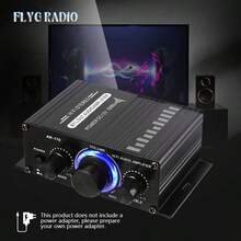 AK-170 New Mini 12V Car Power Amplifier, Universal For Motorcycle, Car, Computer, MP3, Desktop, Home And Vehicle Speakers - Black - View 11