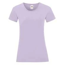 Fruit Of The Loom Womens/Ladies Iconic 150 T-Shirt - 柔和薰衣草 - 查看 1