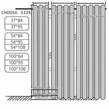 BONZER 1件現代風格戶外露台窗簾，防水、防風、抗UV、耐褪色，適用於涼亭、前廊、遮陽篷，隱私窗簾，附防鏽金屬環 - 多色/多規格 - 查看 7