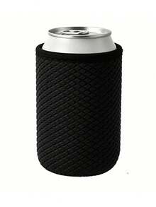 1 pezzo/2pcs Manicotto in neoprene goffrato da 12oz per bicchiere di cola, raffreddatore per lattine di birra da 330ml, accessorio protettivo anti-scottatura per bicchieri, uso duale caldo & freddo, adatto per attività quotidiane, forniture per feste, articoli essenziali per le vacanze, matrimoni, raduni, riutilizzabile per escursioni, all'aperto, campeggio, sport e altro ancora - Multicolore - Visualizzare 9
