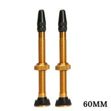 BOALNY BOLANY 2pcs Bicycle Valve 40mm/60mm MTB Road Bike Tubeless Tires Conversion Anodize Aluminum Alloy Sealant Accessories - Multicolor - View 12