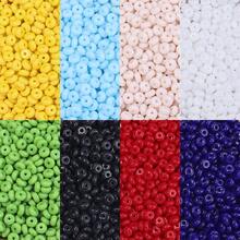 100顆/組玻璃算盤珠，純色隔珠，混色組合，項鍊、手鍊、手工藝珠寶製作配件 - 車輪珠 - 查看 6
