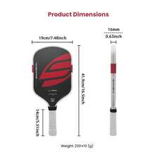 Professional Level Pickleball Paddles 1-Pack | EPP+EVA Foam Core, Full Heat-Pressed Molding Pickleball Racket - Red - View 2