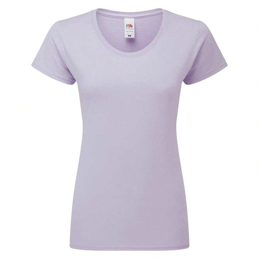 Fruit Of The Loom Womens/Ladies Fit Ringspun Premium Tshirt - Soft Lavender - View 1