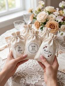 20pcs Personalized Round Text Labels, 5x5cm/2x2in, Customized Waterproof Scratch-Resistant Removable Stickers, Wedding Favor Gift Box Seal Stickers, Thank You Labels, Baking Handmade Business Decoration, Wine Bottle Notebook, Christmas Thanksgiving Gift Labels - Multicolor 5 - View 7