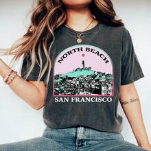 1 Piece Road Trip T-Shirt In A Dark Desert, Adventure T-Shirt, Travel T-Shirt, Hiking T-Shirt, Desert T-Shirt, Exploration T-Shirt, Mountain T-Shirt, Ca - 黑色 6 - 查看 1