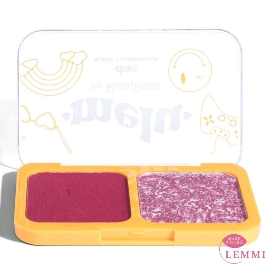 Duo Blush + Melu Ruby Rose Highlighter - 04 - 查看 1